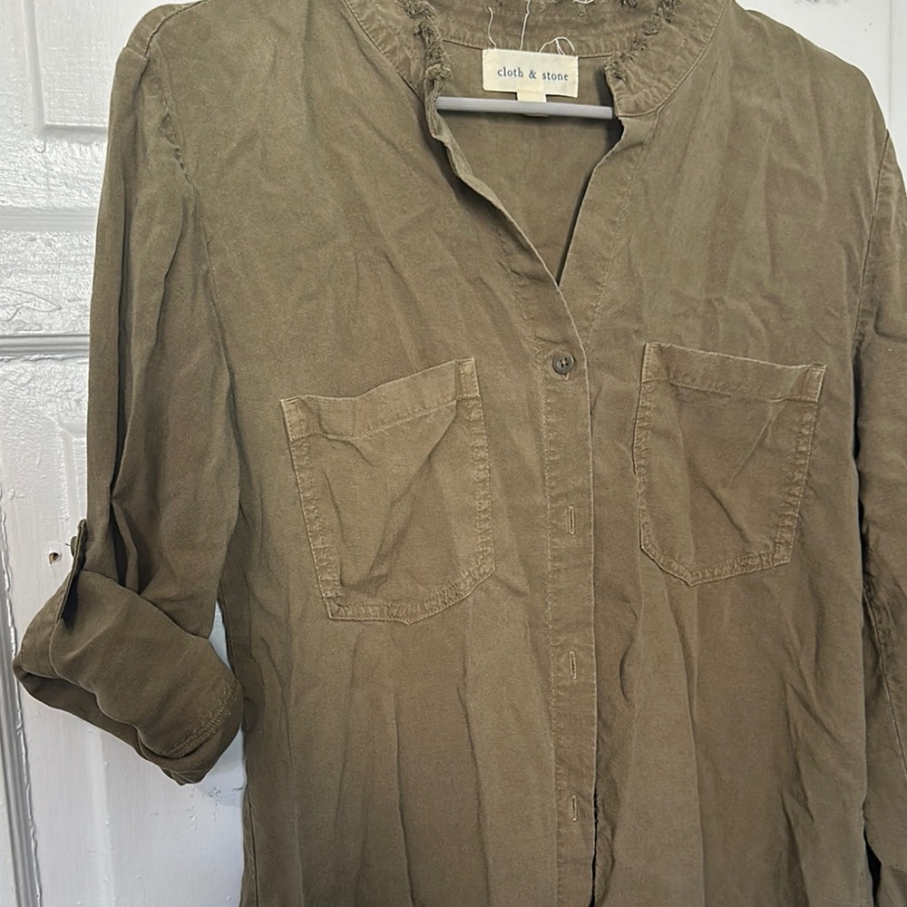 T—Cloth & Stone Olive Jacket - Picture 6 of 13